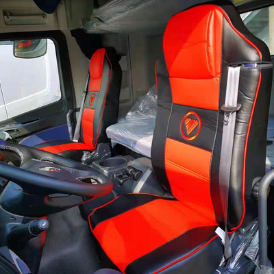 Medium Heavy Duty Truck Series Full Leather Waterproof Cab Seat Cover voor Foton Aumark