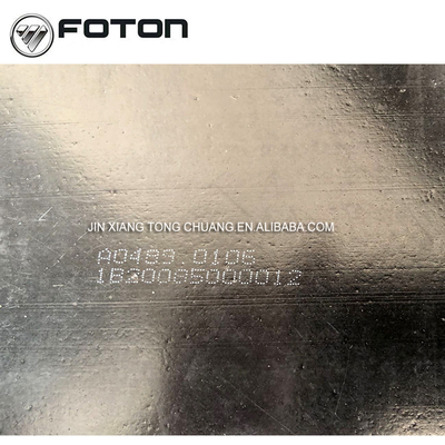 Zwarte harde rubberwiel modderbeschermer voor Foton Aumark Truck 1B20085000012 Competitive