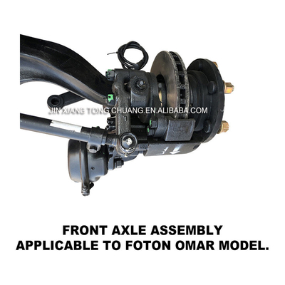 Zwarte metalen voorassenassemblage voor Foton Aumark 3.8 Truck en robuust
