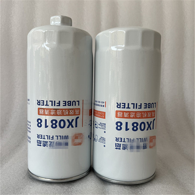 JX0818 OE NO. Vervaardiging van oliefilter voor motoren van zware vrachtwagens voor wagengravers 1,5 kg