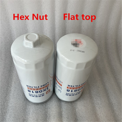 JX0818 OE NO. Vervaardiging van oliefilter voor motoren van zware vrachtwagens voor wagengravers 1,5 kg