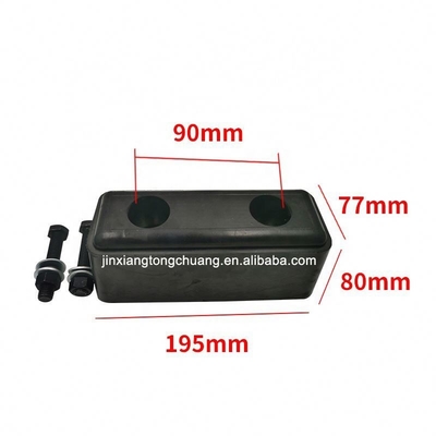 Heavy-Duty Metal Zwarte Foton Aumark Customization Rubber Bumper voor Truck achterdeur bescherming