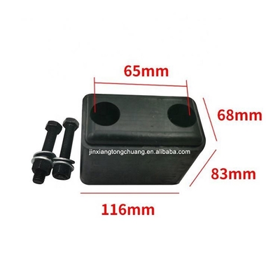 Heavy-Duty Metal Zwarte Foton Aumark Customization Rubber Bumper voor Truck achterdeur bescherming