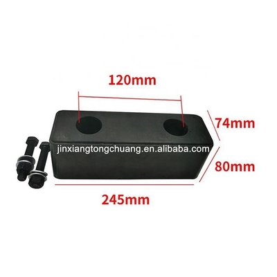 Heavy-Duty Metal Zwarte Foton Aumark Customization Rubber Bumper voor Truck achterdeur bescherming