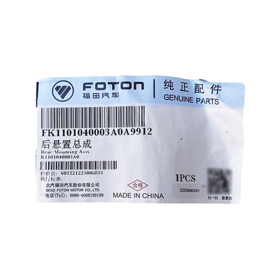 Foton G7 G9 Bus Truck Achterste Ophanging K1101040003A0 Motor monteren Accessoires