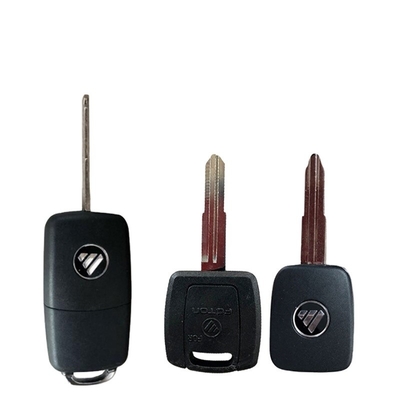 Zwarte auto afstandsbediening sleutel met Custom Truck Car Master Messing Car Blank Key