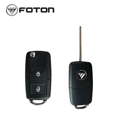 Zwarte auto afstandsbediening sleutel met Custom Truck Car Master Messing Car Blank Key