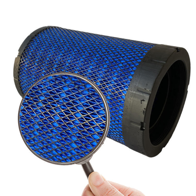 Howo en Foton Omarco S1 S3 Truck Engine Air Filter Element in blauw OEM Standard Size