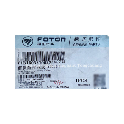 Foton Original Genuine Auto Parts Omar Voorbumper voor Alfa Truck 1B18053100201