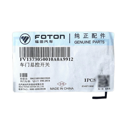 Foton 2002-2016 Autoonderdelen Echt Tuyano Door Master Switch Window Regulator Button
