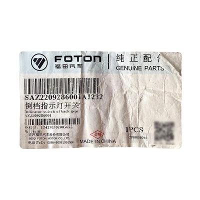 Fukuda Omako Revo CTS9 Handrem Indicator Light Switch voor Foton 2002-2016 AZ2209286001