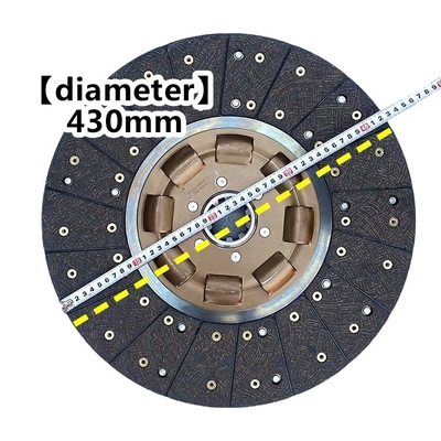 K5 Drukplaat van de koppeling van zware voertuigen 430 mm voor de modellen WG9921161100 en WG9725160390