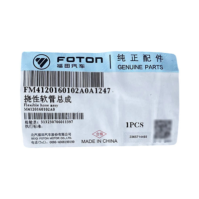 Alpha 2002-2016 Foton Truck Accessoires Omako Ring MRT Winding Hose Assembly M4120160102A0