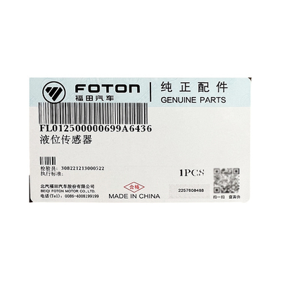 Trucks Foton Originele Omac Aoling MRT CTX Liquid Level Sensor L012500000699 Voorwaarde
