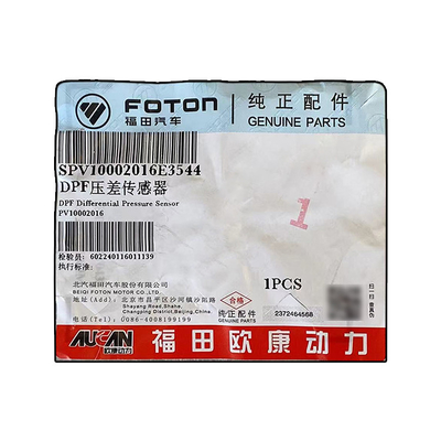 Foton Aumark AUCAN 2.5 Motor DPF Differentiële druk sensor PV10002016 voor de voordelen